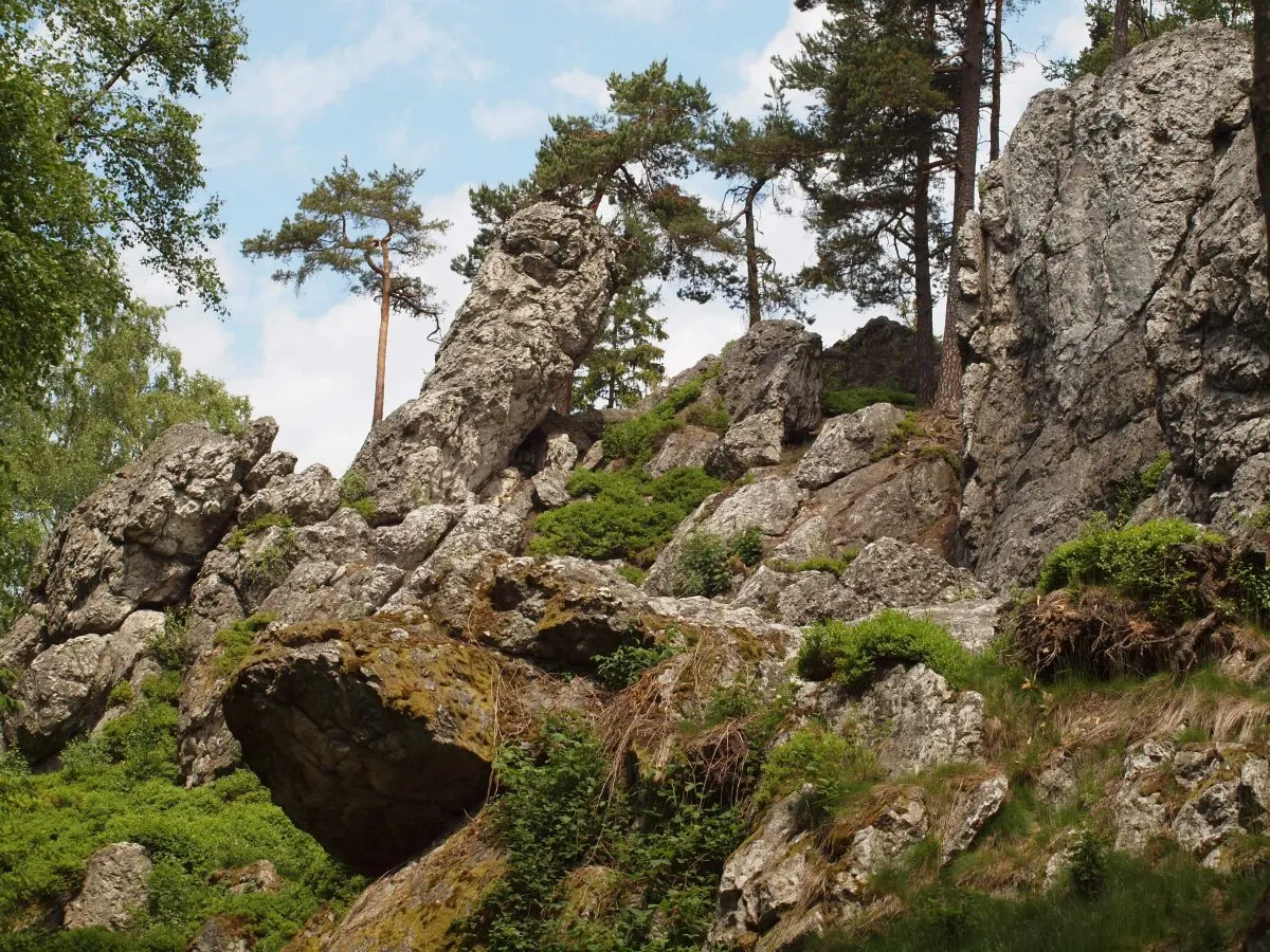 Goethova skalka u Hazlova
