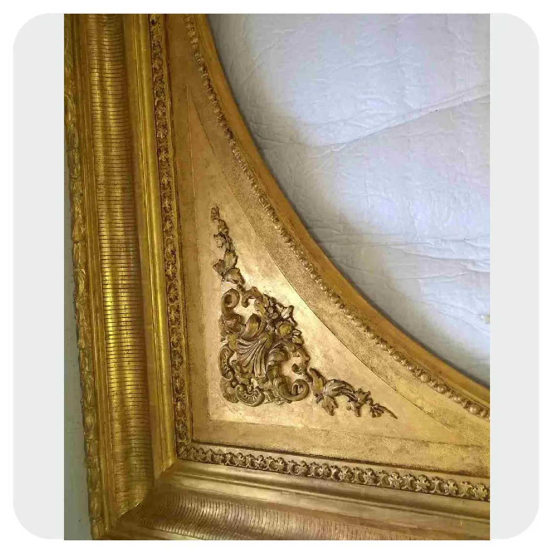 Detail po restaurování a novém zlacení